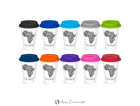 Andy Cartwright ‘I Am African’ Tumbler – 320ml Drinkware