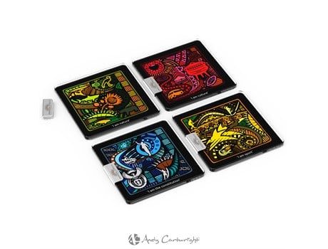Andy Cartwright ‘I Am South African’ Glass  Coasters Giftsets