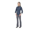 Ladies 3/4 Sleeve Micro Check Shirt Lounge Shirts and Blouses