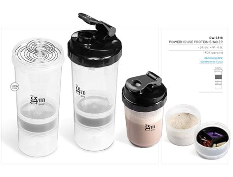 Powerhouse Protein Shaker – 600ml Drinkware 3