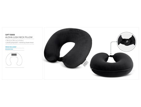 Aloha Lush Neck Pillow Travel Ideas 4