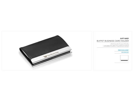 Buffet Business Card Holder Gifts under R100 3
