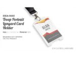 Troop Portrait Lanyard Card Holder Keyrings and Lanyards
