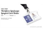 Workforce Landscape Lanyard Card Holder Keyrings and Lanyards