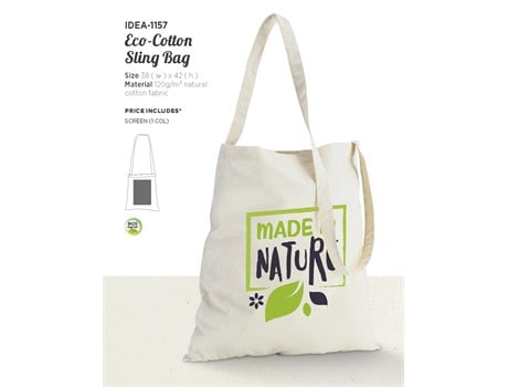 Eco-Cotton Sling Bag Bags and Travel