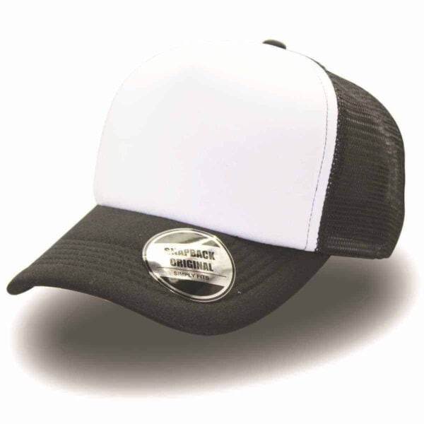 S19500 Foam Polysnap Curved Peak Trucker Headwear and Accessories 3