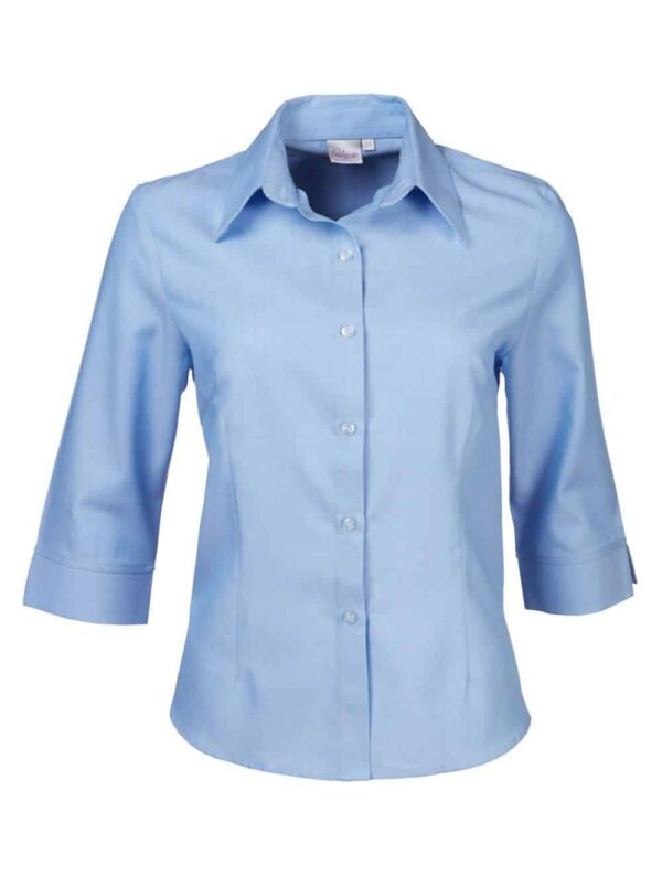 Blouse Wendy Short Sleeve Pin Point Oxford Lounge Shirts and Blouses 3
