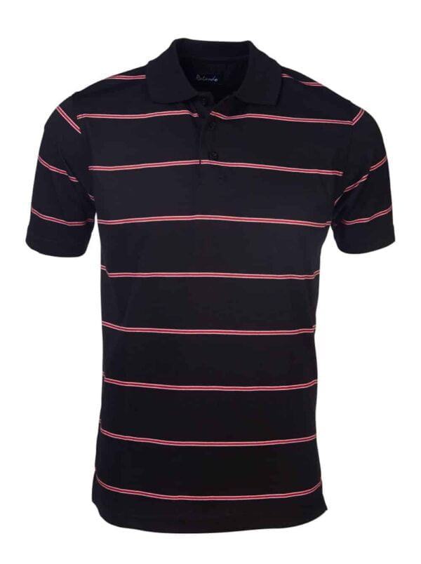 Mens Y/D Stripe Burton Golfer Golf Shirts 3