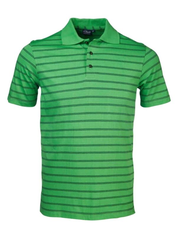 Unisex Y/D Stripe Wentworth Golfer Golf Shirts 3