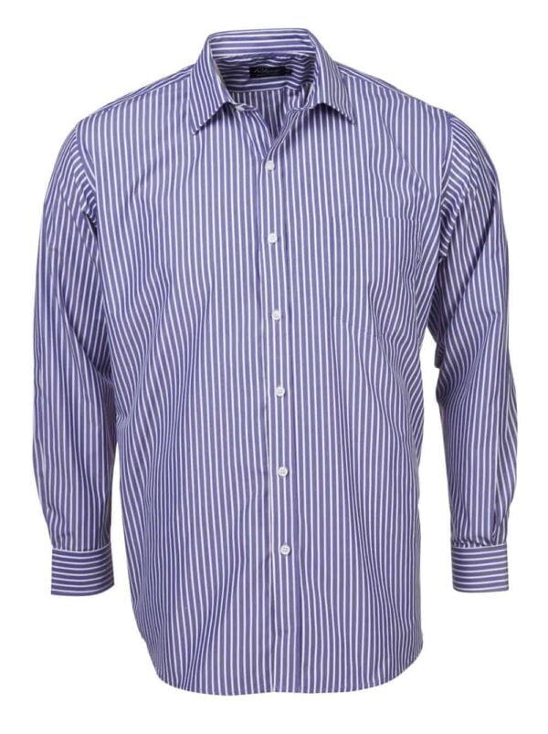 Mens L/s Cut Away Collar Shirt Lounge Shirts and Blouses 3
