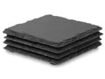 4 Piece Slate Coaster Set Promotional Giveaways