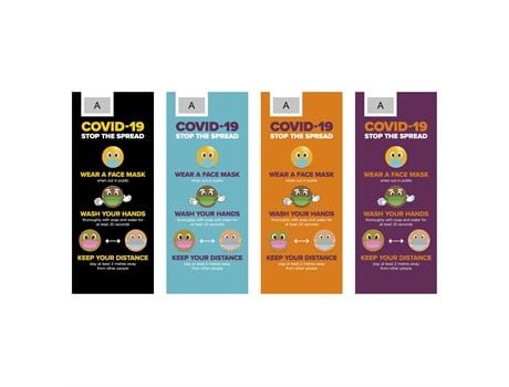 Antares Africa COVID-19 Pull-Up Banner Advertising Display Items
