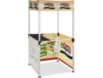 Ovation Gazebo 1m x 1m Kiosk 3 Half-Wall Skins Ovation Gazebo 1m x 1m Kiosk 3 Half-Wall Skins Advertising Display Items
