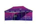 Ovation Gazebo 6m x 3m – 1 Long Full-Wall Skin 1 Short Full-Wall Skin Advertising Display Items