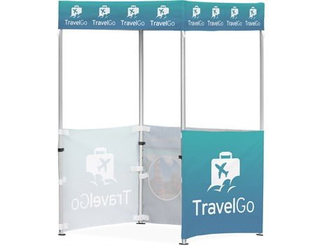 Ovation Gazebo 1.5m x 1.5m – 3 Half-Wall Skins Ovation Gazebo 1.5m x 1.5m – 3 Half-Wall Skins Branded Displays 2