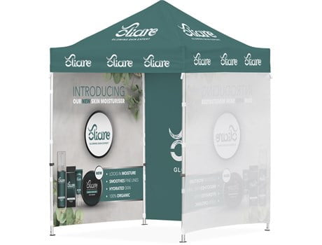 Ovation Gazebo 2m x 2m – 3 Full-Wall Skins Ovation Gazebo 2m x 2m – 3 Full-Wall Skins Branded Displays 2