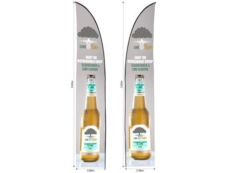Legend 3m Arcfin Double-Sided Flying Banner Skin Advertising Display Items