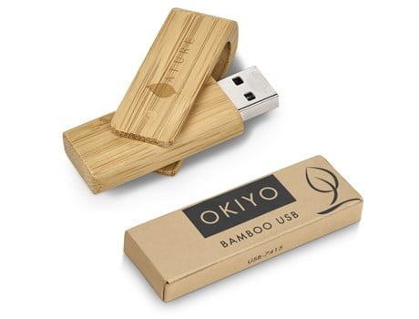 Okiyo Bakemono 32GB Bamboo Memory Stick