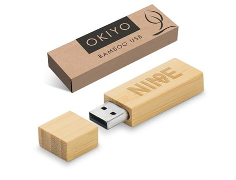Okiyo Komorebi Bamboo Memory Stick – 16GB Eco-friendly Products 3