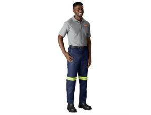 Trade Polycotton Pants – Reflective Legs – Yellow Tape Workwear and Hospitality 2