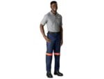 Trade Polycotton Pants – Reflective Legs – Orange Tape Trade Polycotton Pants – Reflective Legs – Orange Tape Workwear and Hospitality
