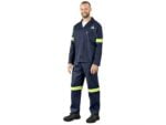 Technician 100% Cotton Conti Suit – Reflective Arms & Legs – Yellow Tape Workwear and Hospitality