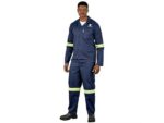 Trade Polycotton Conti Suit – Reflective Arms & Legs – Yellow Tape Trade Polycotton Conti Suit – Reflective Arms & Legs – Yellow Tape Workwear and Hospitality