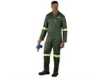 Acid Resistant Polycotton Conti Suit – Reflective Arm & Legs – Yellow Tape Acid Resistant Polycotton Conti Suit – Reflective Arm & Legs – Yellow Tape Workwear and Hospitality