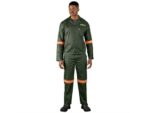 Acid Resistant Polycotton Conti Suit – Reflective Arm & Legs – Orange Tape Acid Resistant Polycotton Conti Suit – Reflective Arm & Legs – Orange Tape Workwear and Hospitality