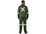 Acid Resistant Polycotton Conti Suit – Reflective Arm, Legs & Back – Yellow Tape Acid Resistant Polycotton Conti Suit – Reflective Arm, Legs & Back – Yellow Tape Workwear and Hospitality