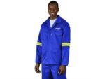 Site Premium Polycotton Jacket – Reflective Arms – Yellow Tape Site Premium Polycotton Jacket – Reflective Arms – Yellow Tape Workwear and Hospitality