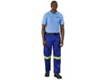 Site Premium Polycotton Pants – Reflective Legs – Yellow Tape Workwear and Hospitality