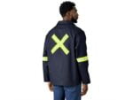 Artisan Premium 100% Cotton Jacket – Reflective Arms & Back – Yellow Tape Workwear and Hospitality