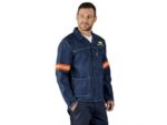 Cast Premium 100% Cotton Denim Jacket – Reflective Arms – Orange Tape Cast Premium 100% Cotton Denim Jacket – Reflective Arms – Orange Tape Workwear and Hospitality