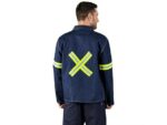 Cast Premium 100% Cotton Denim Jacket – Reflective Arms & Back – Yellow Tape Workwear and Hospitality