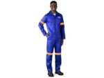 Safety Polycotton Boiler Suit – Reflective Arms & Legs – Orange Tape Workwear and Hospitality