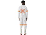 Safety Polycotton Boiler Suit – Reflective Arms Legs & Back – Orange Tape Safety Polycotton Boiler Suit – Reflective Arms Legs & Back – Orange Tape Workwear and Hospitality
