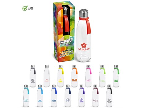 Kooshty Loopy Glass Water Bottle – 650ml Drinkware