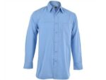 Harry Casual Long Sleeve Shirt  – Sky Blue Lounge Shirts and Blouses