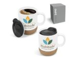 Serendipio Sienna Cork Sublimation Ceramic Mug Drinkware