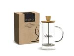 Okiyo Osu Glass & Bamboo Coffee Plunger – 350ml Okiyo Osu Glass & Bamboo Coffee Plunger – 350ml Coffee & Kitchen