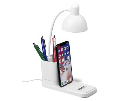 Lexicon Desk Lamp, Pen Caddy & Phone Stand Corporate Gifting