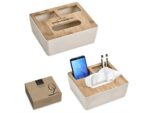 Okiyo Kushami Bamboo Fibre Desk Caddy Tissue Box Back to Work