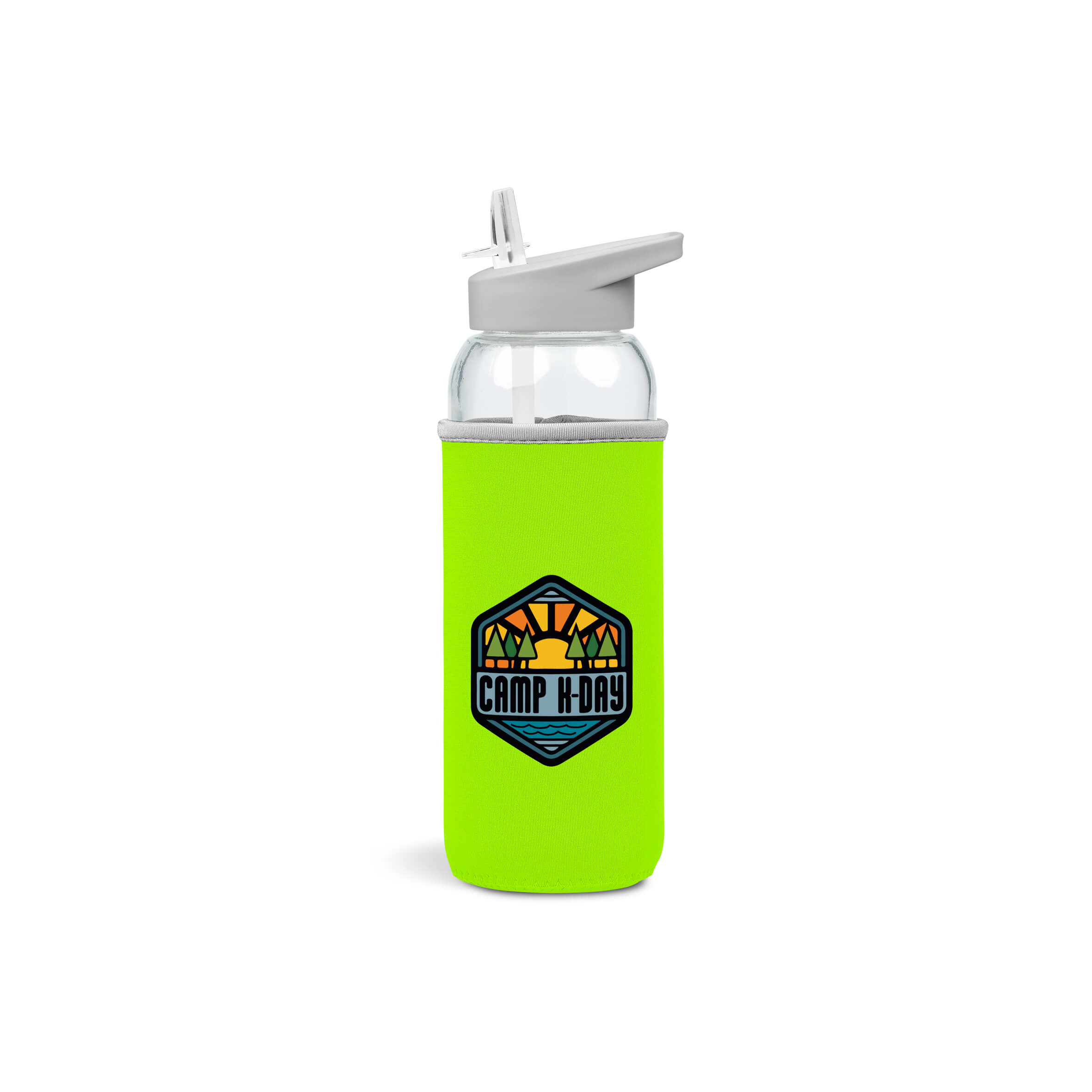 Kooshty Sipper Neo Glass Water Bottle – 850ml Back to School