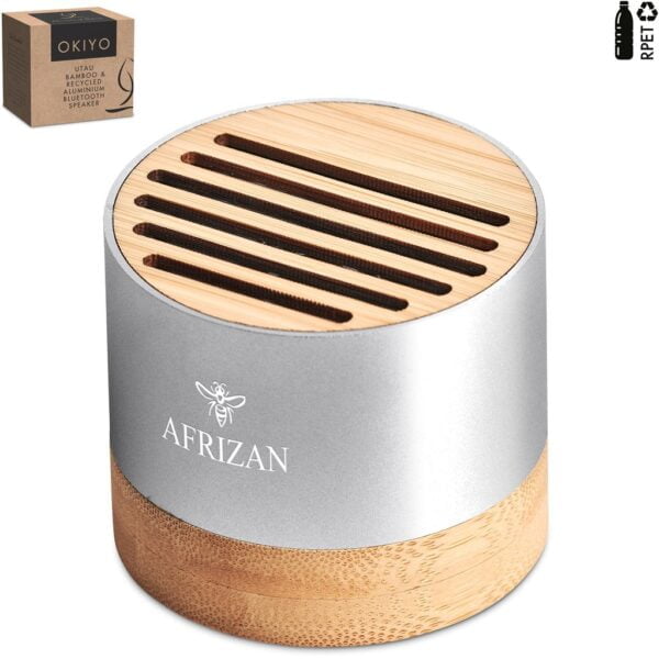 Okiyo Utau Bamboo & Recycled Aluminium Bluetooth Speaker Items launched in 2024 3