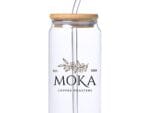 Okiyo Natsu Glass & Bamboo Tumbler & Straw – 500ml Corporate Gifting