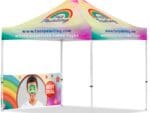 Coated Steel Sublimated Gazebo 3m x 3m – 1 Half-Wall Skin Items launched in 2024