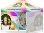 Coated Steel Sublimated Gazebo 3m x 3m – 3 Full-Wall Skins Items launched in 2024