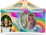 Coated Steel Sublimated Gazebo 3m x 3m – 2 Full-Wall Skins Items launched in 2024