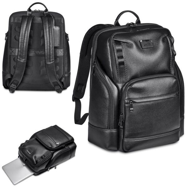 Alex Varga Portofino Leather Laptop Bag – Black Bags and Travel 3